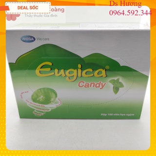 Kẹo ngậm thảo dược eugica candy - hộp 100 viên