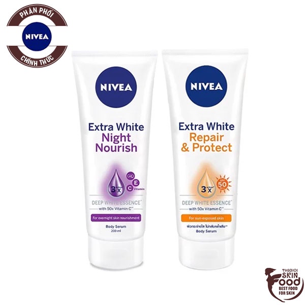 Tinh Chất Dưỡng Thể Trắng Da & Chống Nắng Nivea Extra White Body Serum