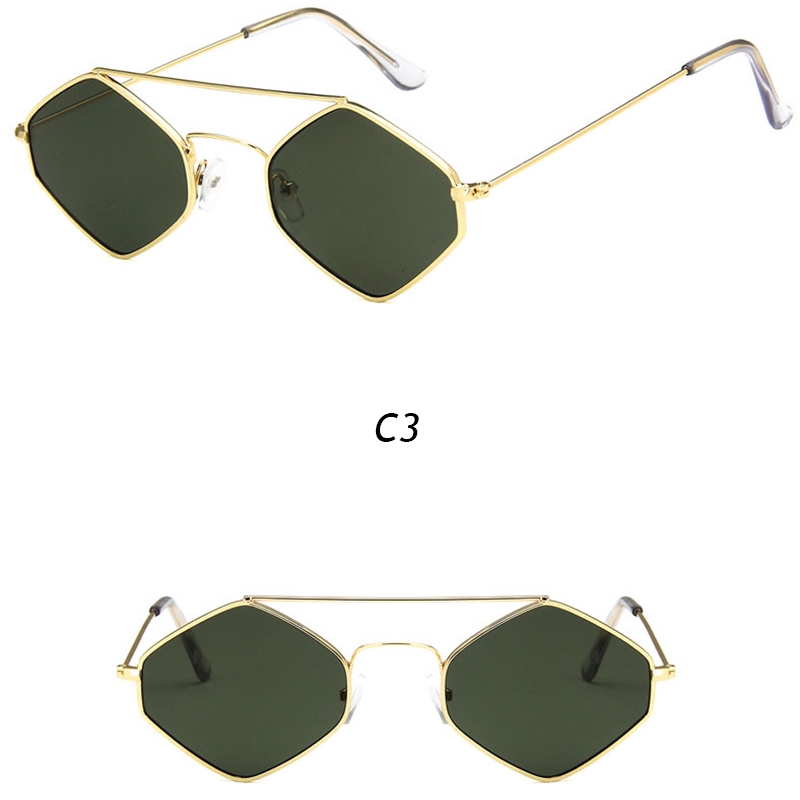 Kính Mát Gọng Đa Giác Phong Cách Hàn Quốc