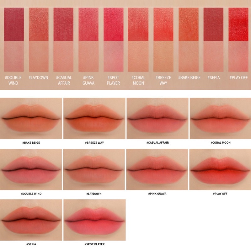 {XẢ KHO SỈ} Son Kem 3CE Blur Water Tint 4.6g