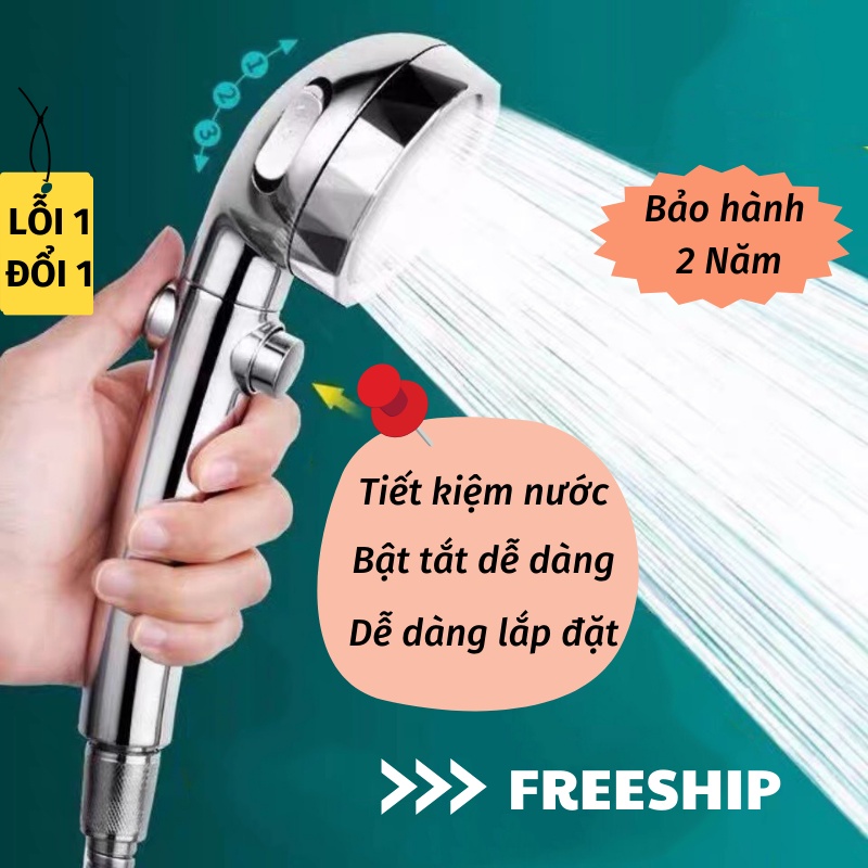 Vòi Hoa Sen Tăng Áp Vòi Sen Siêu Bền Tự Điều Chỉnh Tiết Kiệm Nước NỘI THẤT PHÒNG TẮM AKI