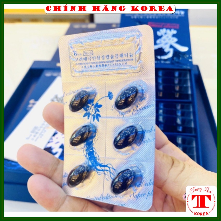 Thiên sâm đông trùng hạ thảo hàn quốc, hộp 180 viên - Hoàng thiên sâm thượng hạng tăng đề kháng, sức khỏe, phòng ung thư