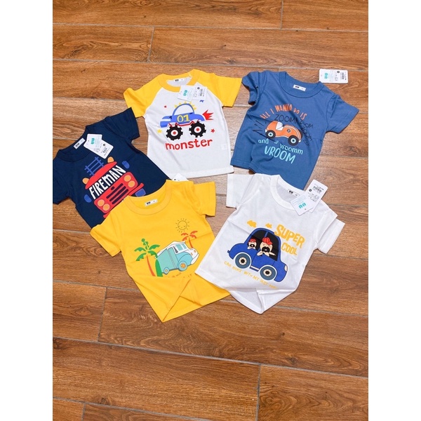 Áo Phông Cộc Tay Chất thun Cotton Hàng 27kids size 90-140 cho bé 10-25kg