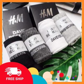 Hộp 4 đôi tất HM david beckham xịn xò