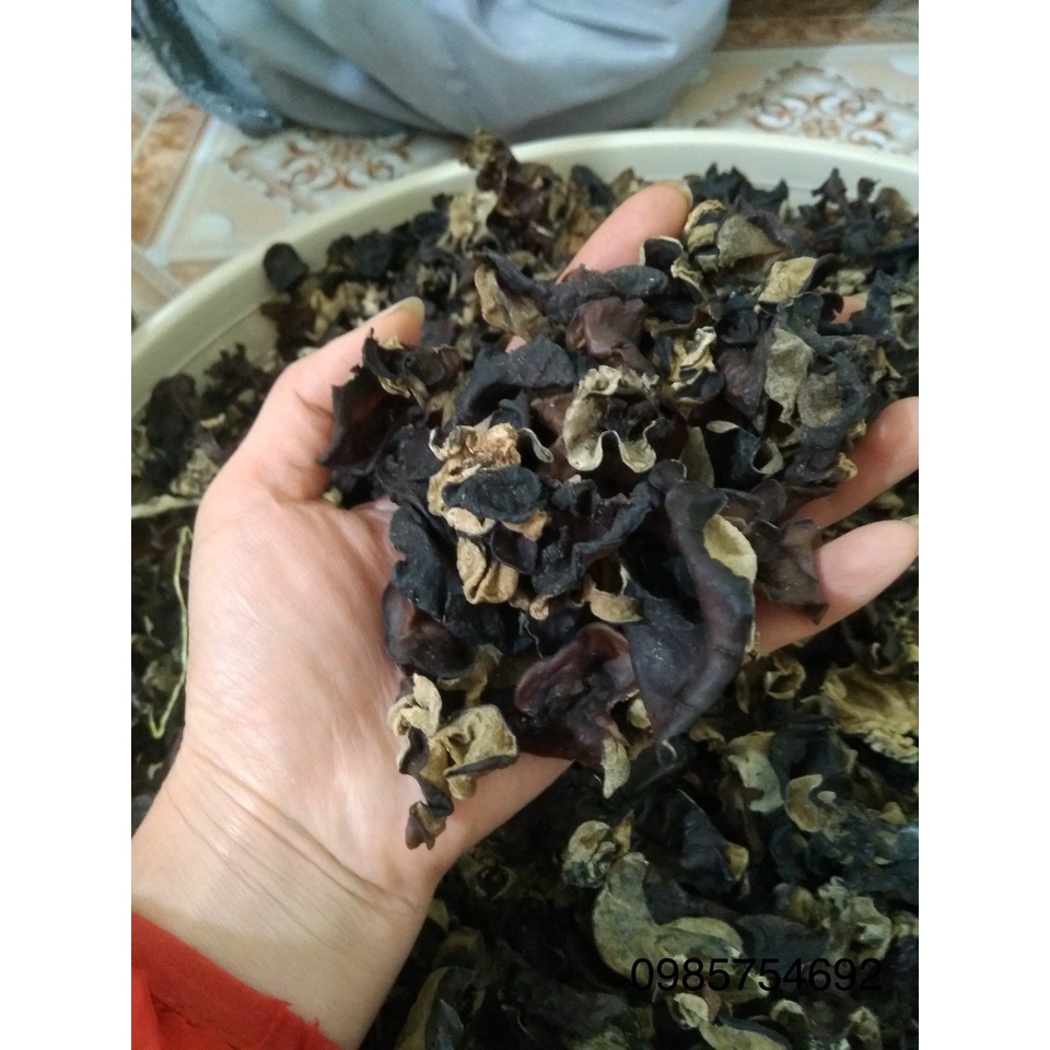 Mộc nhĩ rừng Tây Bắc, nấm mèo khô loại 1 đặc sản vùng cao phơi khô tự nhiên sạch thơm ngon