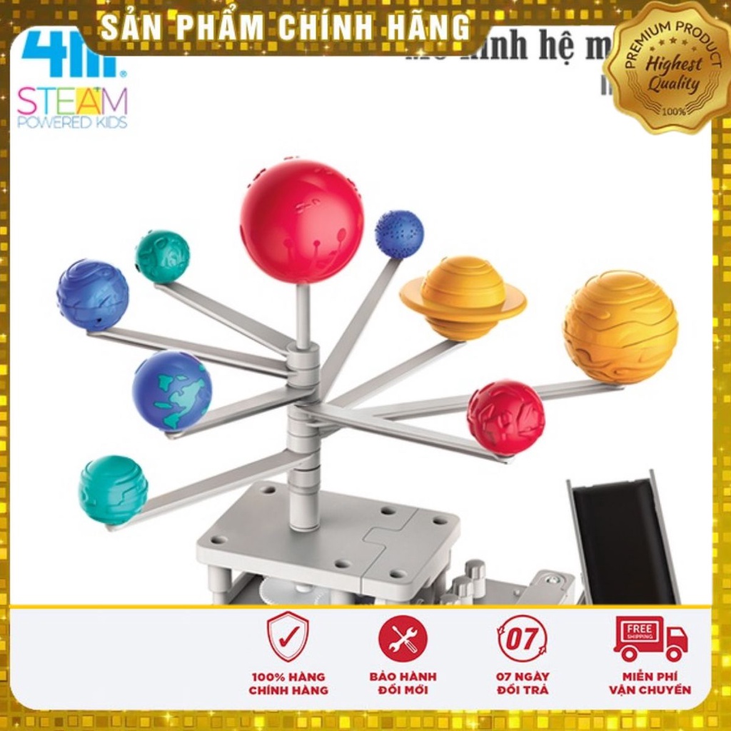 Mô hình hệ mặt trời 4M-đồ chơi khoa học giúp phát triển tư duy cho trẻ. Hàng chính hãng bảo hành 12 Tháng Toàn quốc