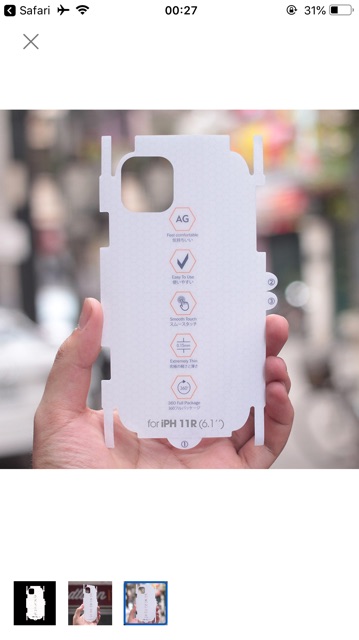 [Sale 50%] Dán PPF full lưng viền cho ip 11,11 Pro,11 Pro max