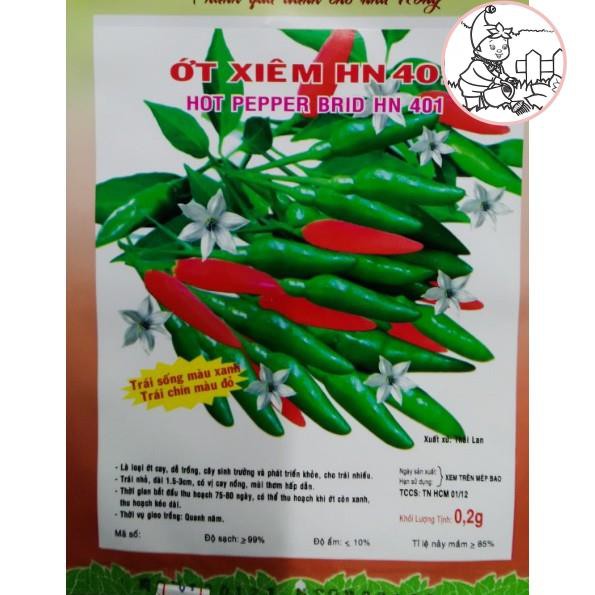 HẠT ỚT XIÊM XANH - GÓI 0.1 GRAM