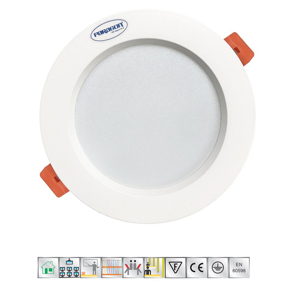 Combo 5 Bộ Đèn LED Downlight Dân dụng Paragon 7W RRDA120L7/ 9W RRDA145L9/ 12W RRDA170L12 Ánh Sáng 3 Nhiệt Độ Màu