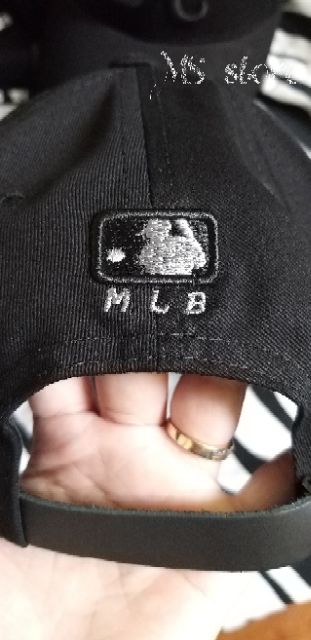 Nón MBL logo chữ full đen