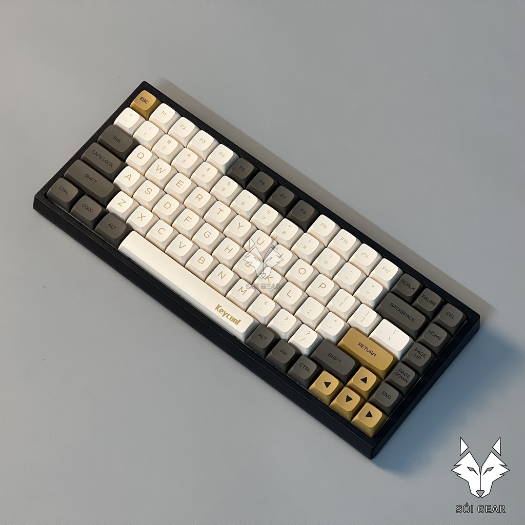 Bàn phím cơ không dây Keycool KC84 Led RGB Hotswap, Bàn phím không dây, Bluetooth 5.0, Wireless 2.4G, Gateron Pro