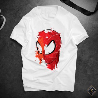 Áo thun in hinh Ironman vs Spiderman