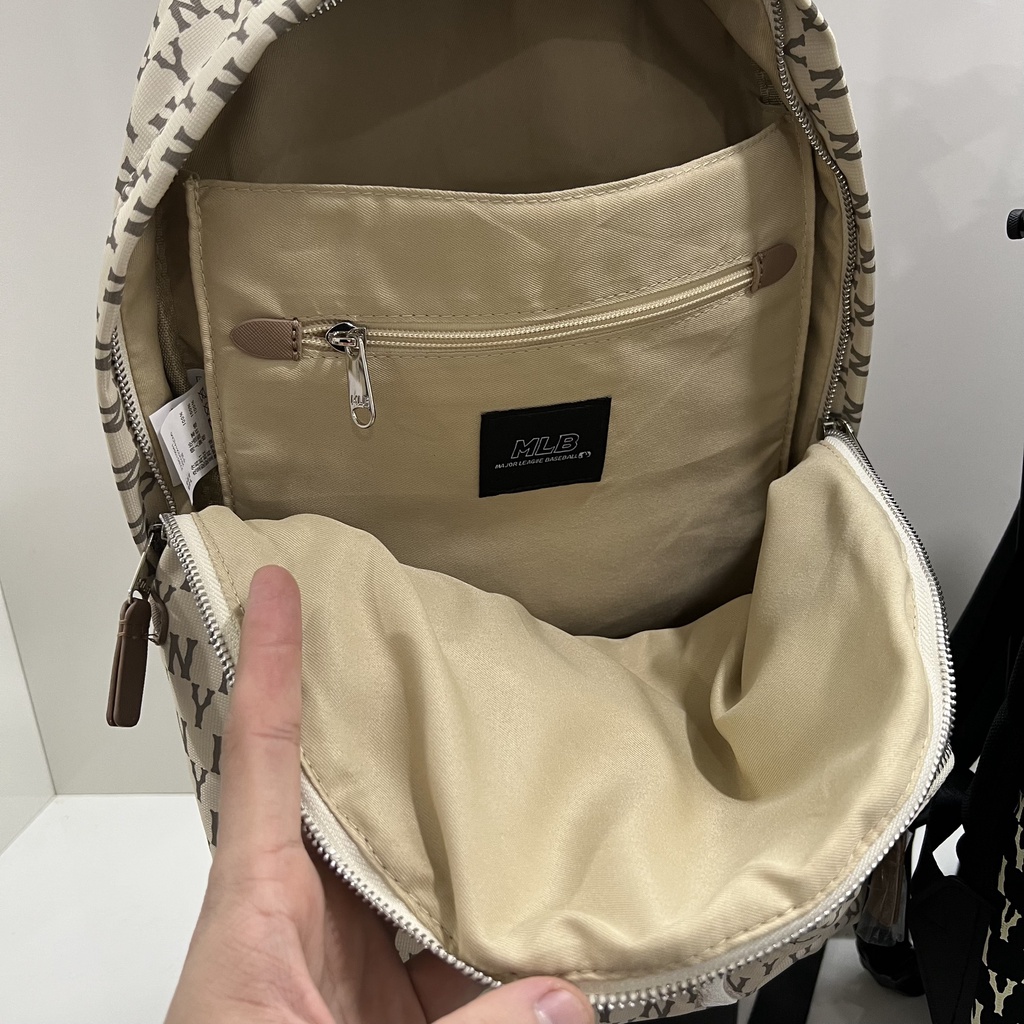 Balo unisex cặp đi học đi chơi nam nữ NY Monogram Tiêu Chuẩn Hàn Quốc Cao Cấp _ N.SHOP