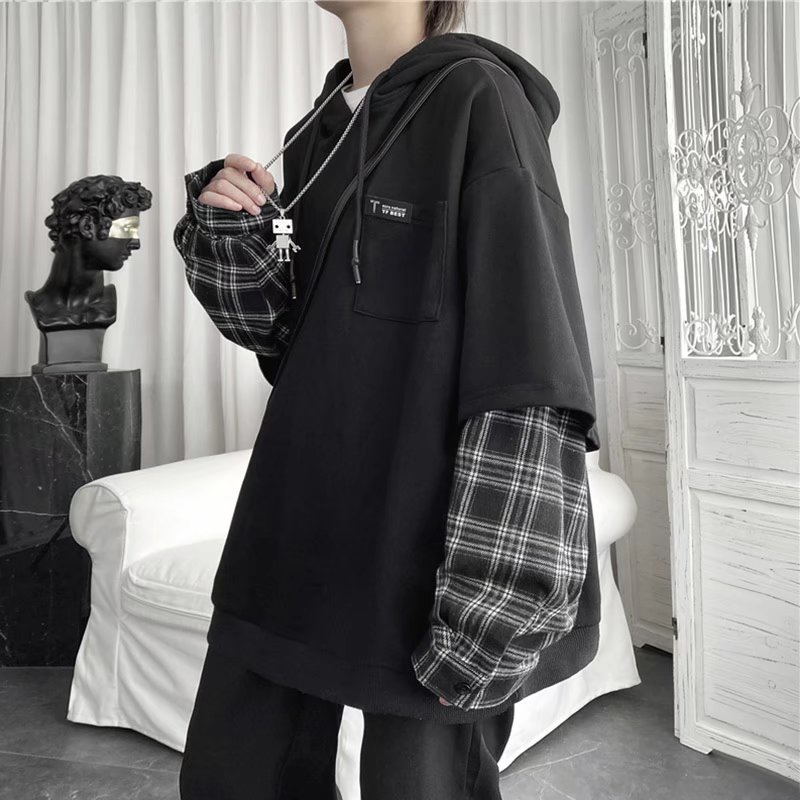 Áo Hoodie Dáng Rộng Thời Trang Hàn Quốc Đơn Giản Dành Cho Nam