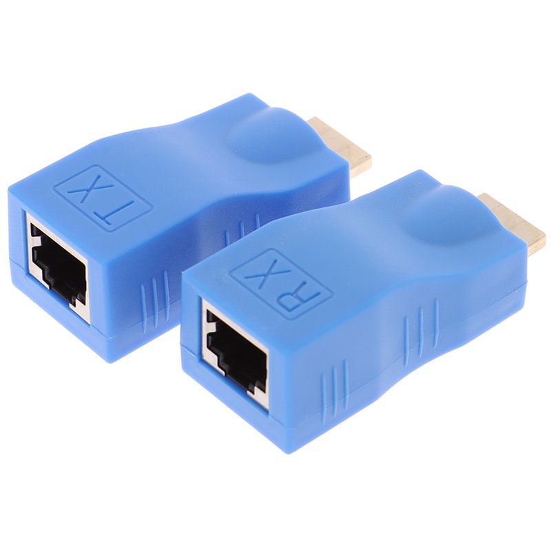 Set 2 đầu chuyển đổi mở rộng HDMI 1080P sang RJ45 6 cổng mạng lan Ethernet chuyên dụng
