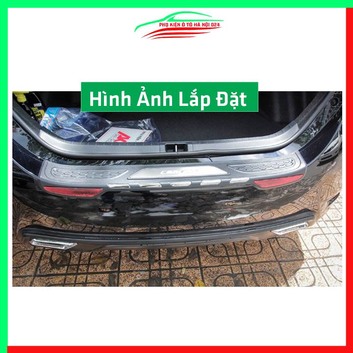 Ốp chống trầy cốp ngoài nhựa đen Altis 2016-2021 Mẫu Phản Quang hàng loại 1 dán cốp sau chống xước trang trí xe