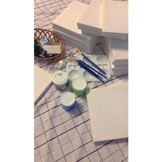 tranh thêu canvas ( ảnh thật ở cuối )