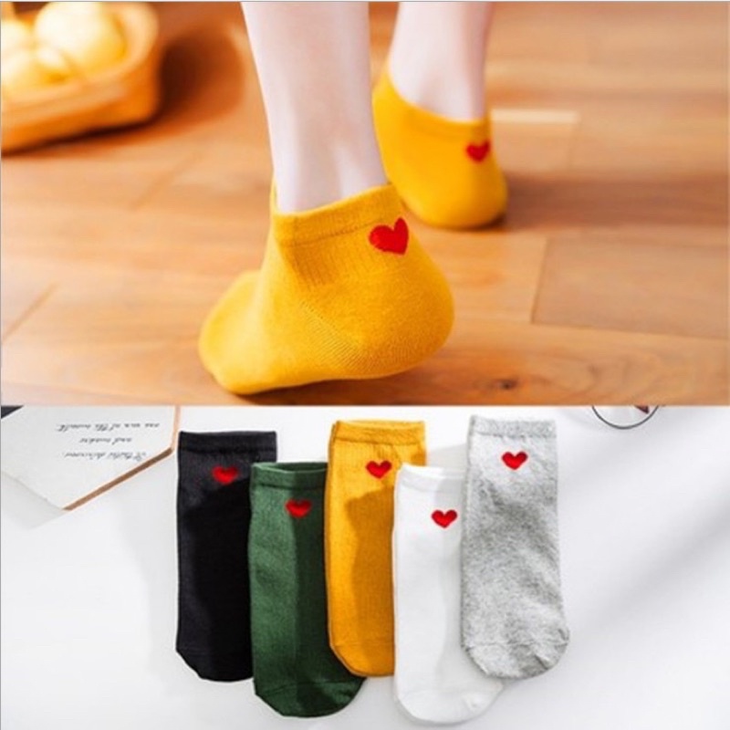 tất ngắn vớ nữ hình tim