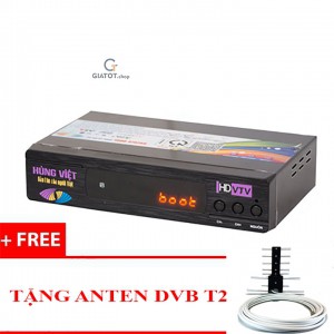Đầu thu kỹ thuật số DVB-T2 HÙNG VIỆT TS-123 tặng Anten DVB T2