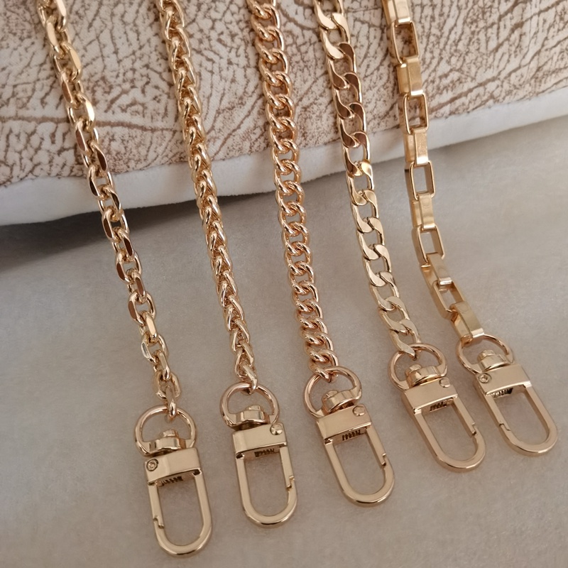 Phụ kiện dây chuyền túi xách Dây chuyền vàng Chuỗi đeo chéo dây đeo chéo Dây đeo quai đeo chéo Dây đeo túi da nữDây chuyền kim loại thay thế dây chuyền DIY phụ kiện túi xích