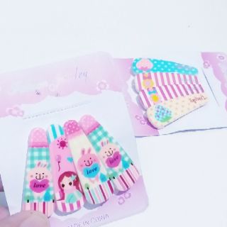 Set 4 kẹp tóc mái nhí cho bé