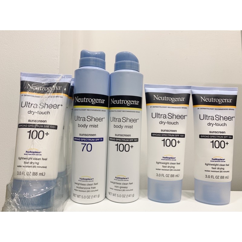 Thanh lý_ Xịt chống nắng Neutrogena Ultra Sheer SPF70-100 | BigBuy360 - bigbuy360.vn