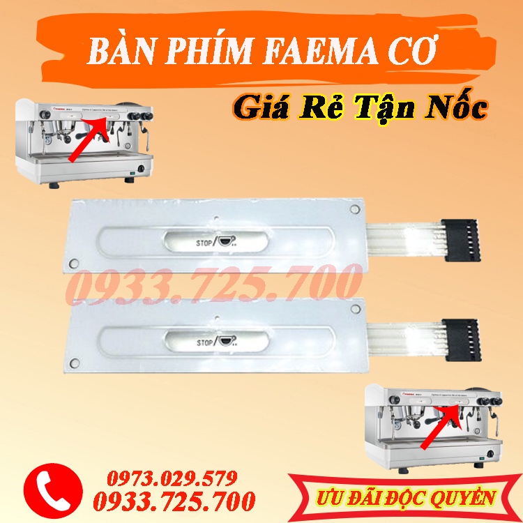 Bàn Phím Máy Pha Cà Phê Faema Cơ - Phụ Kiện & Linh Kiện Máy Pha Cafe Chính Hãng.