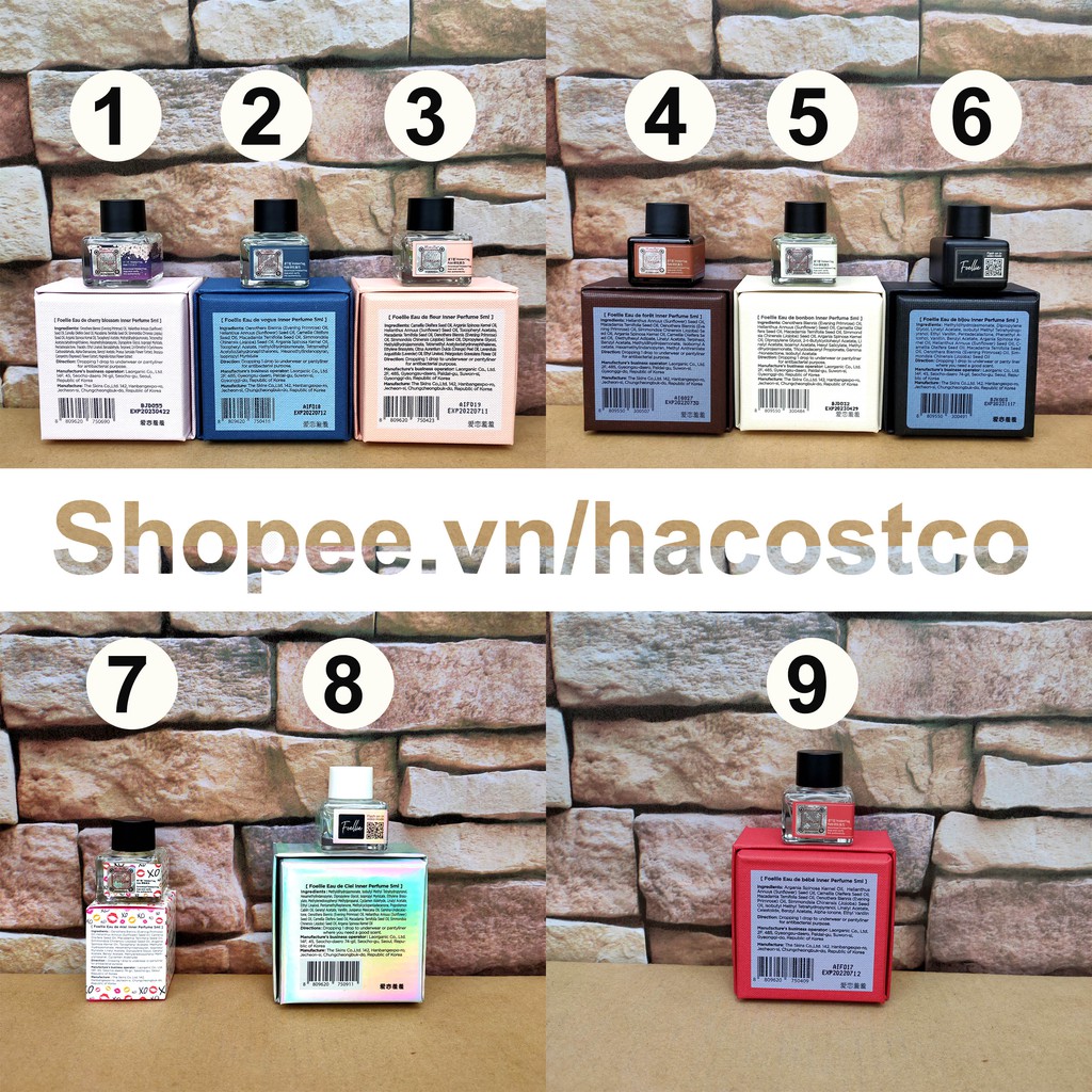 Nước Hoa Vùng Kín Foellie Eau De Inner Perfume 5ml Hàn Quốc check được chính hãng - Có nhiều màu | BigBuy360 - bigbuy360.vn