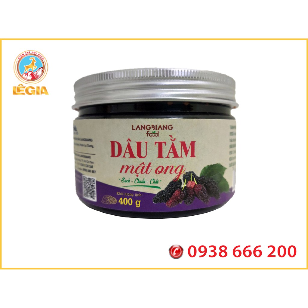 MỨT DÂU TẰM MẬT ONG LANGBIANG FOOD 400G