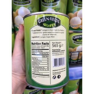 NHÃN đóng hộp GREEN FIELDS THAILAND 565G