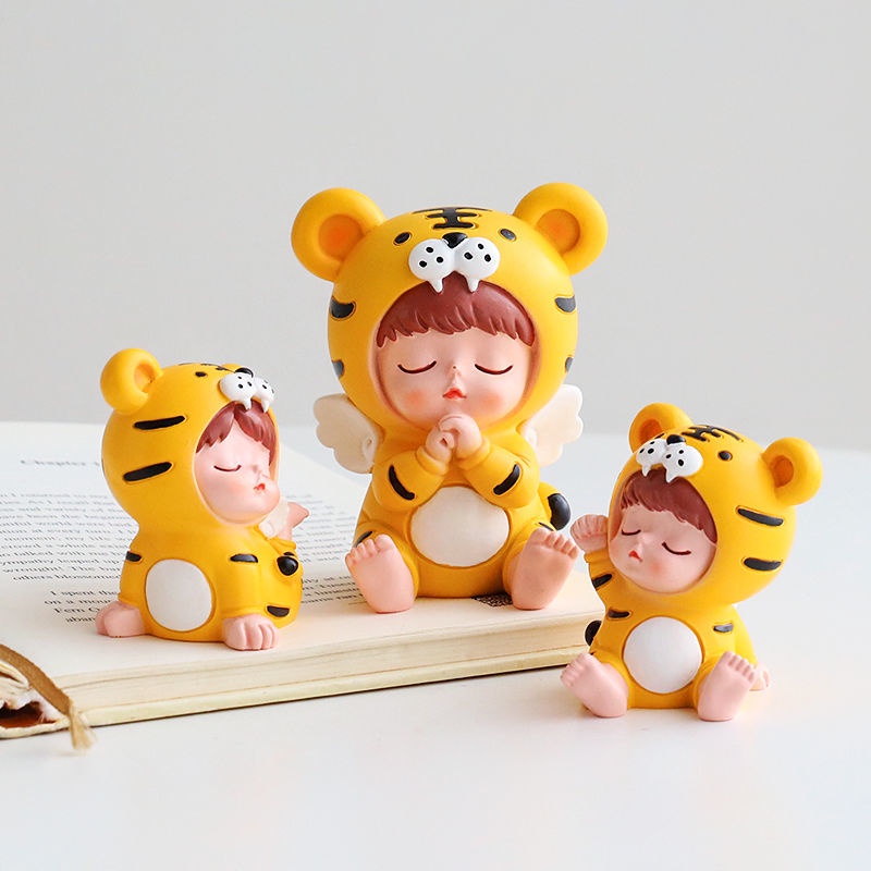 Tượng Hổ Linh Vật Trang Trí Bàn Làm Việc
