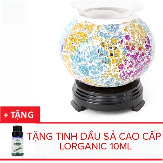 Đèn xông tinh dầu pha lê Lorganic