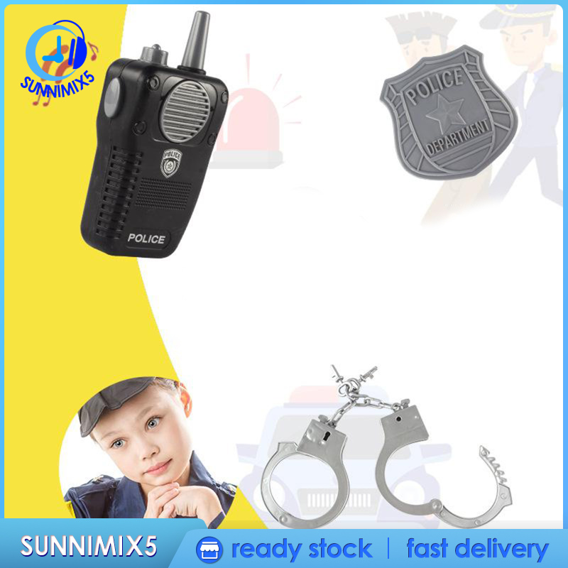 Set đồ 4 món hóa trang cảnh sát cho bé trai