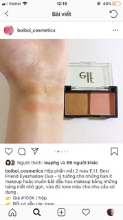(HOT SALE) (LUÔN HỎI KHO TRƯỚC KHI ĐẶT) PHẤN MẮT ELF BEST FRIEND EYESHADOW (có 3 tone như ảnh)