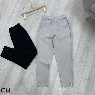 QUẦN BAGGY DẠ CẠP CHUN 2 KHUY GẤU