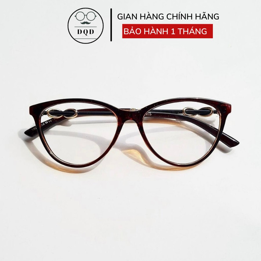 Kính cận mắt mèo gọng mảnh DQD STORE phụ kiện thời trang Hàn Quốc mã 1633