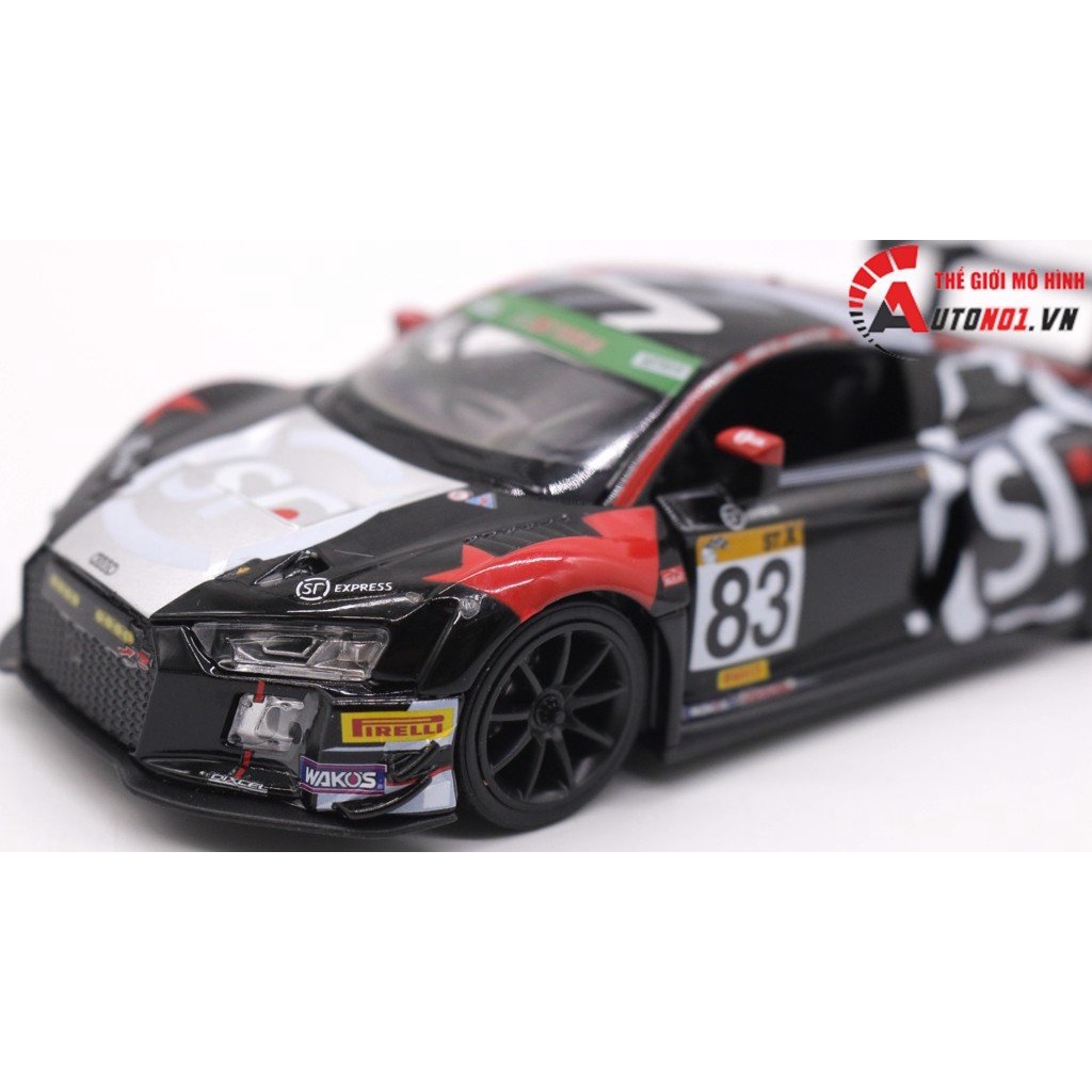 MÔ HÌNH XE AUDI R8 LMS GT3 2019 FUJI SUPER TEC 24H HOURS X WORKS RACING #83 1:32 MAKEDA 7783