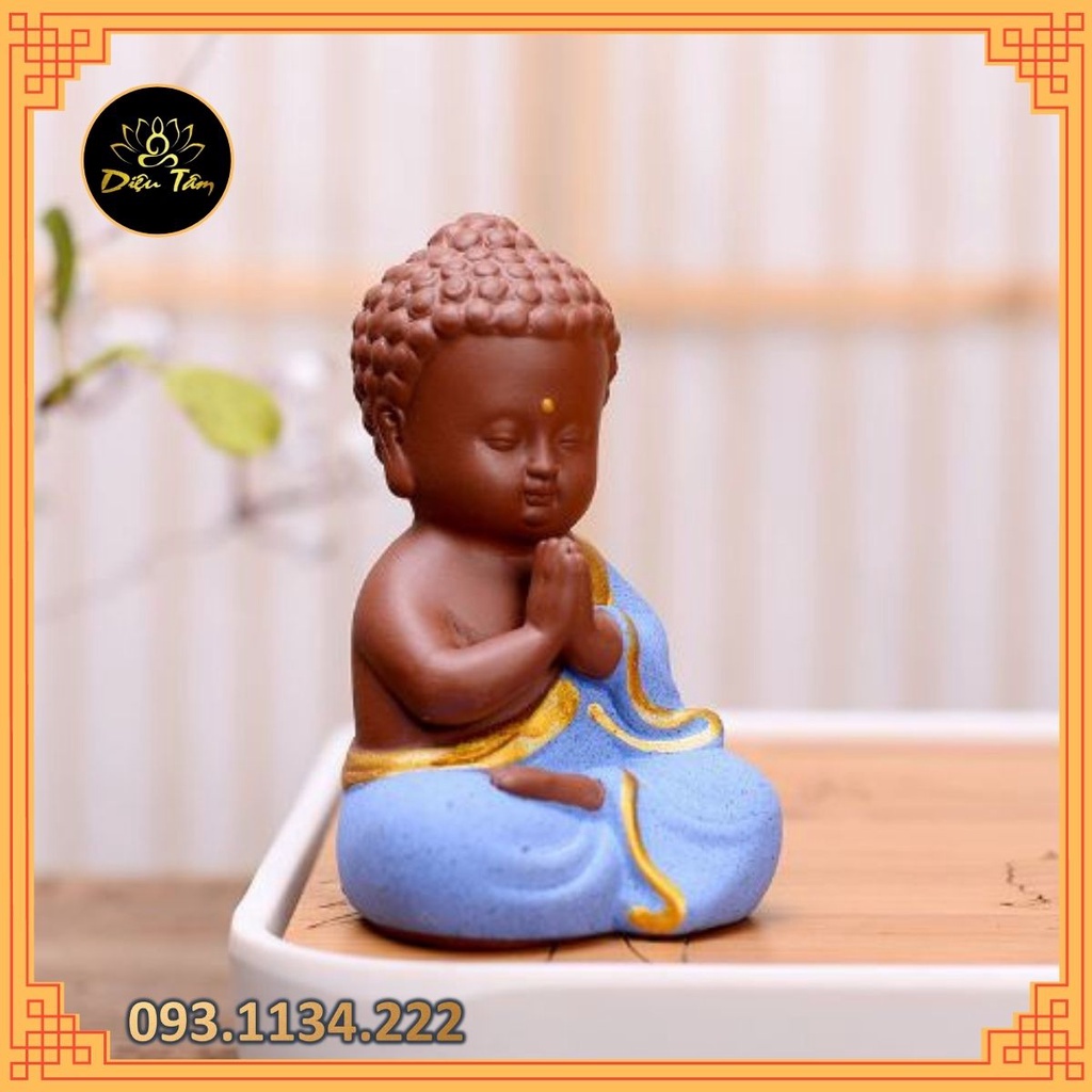 Tượng phật  A Di Đà gốm sứ trang trí nhà cửa xe ô tô đồ phong thuỷ