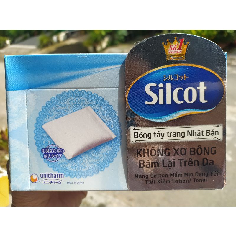 Bông tẩy trang Silcot 82/66/40 miếng/hộp