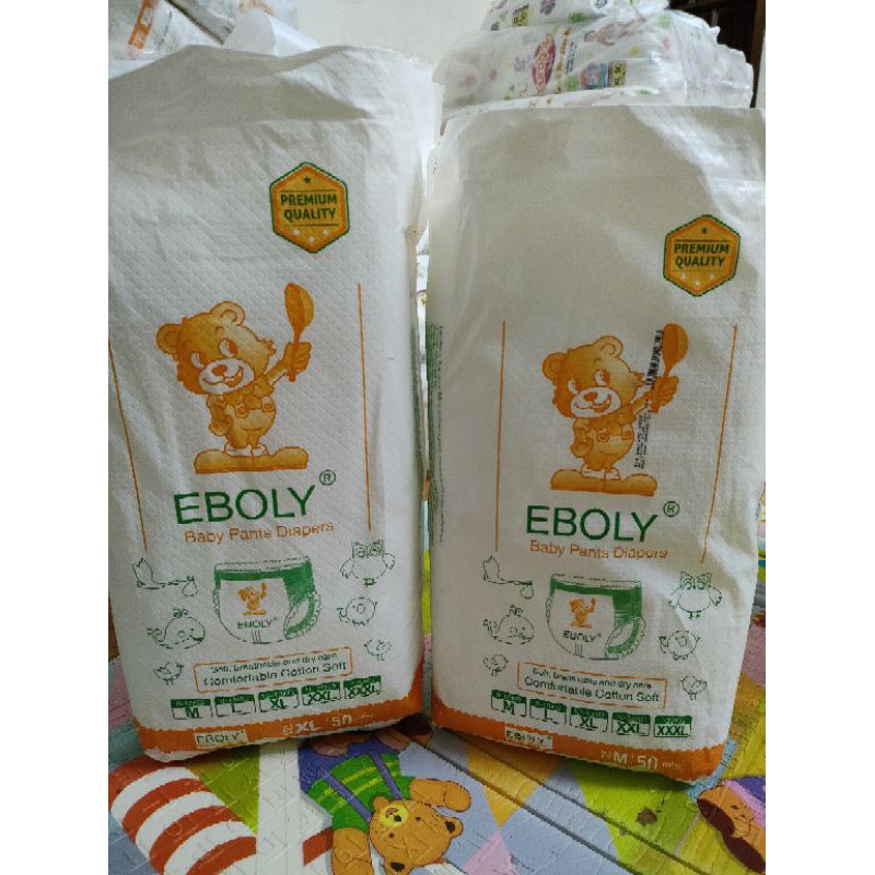 100c bỉm tặng 5 quần eboly m100 l100 xl100 xxl100 xxxl100