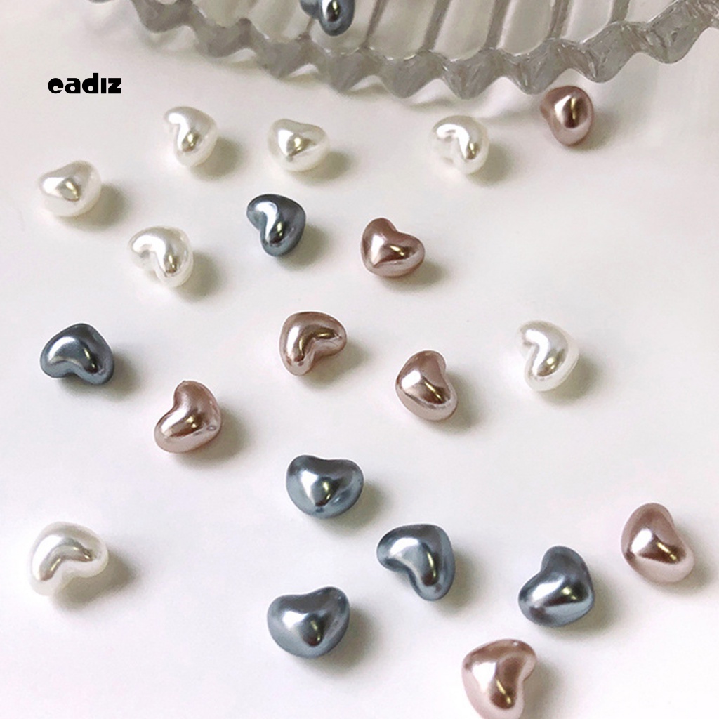 Phụ Kiện Trang Trí Móng Tay Hình Trái Tim 3D Trọng Lượng Nhẹ Dễ Thương