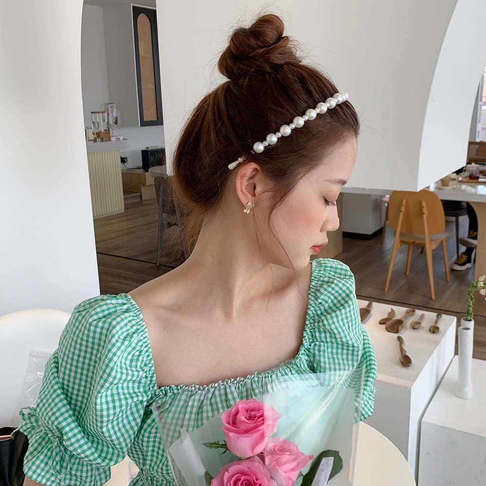 Băng Đô Nữ VANES1 Thời Trang Thanh Lịch|Băng Đô Cài Tóc Bằng Kim Loại Phong Cách Hàn Quốc