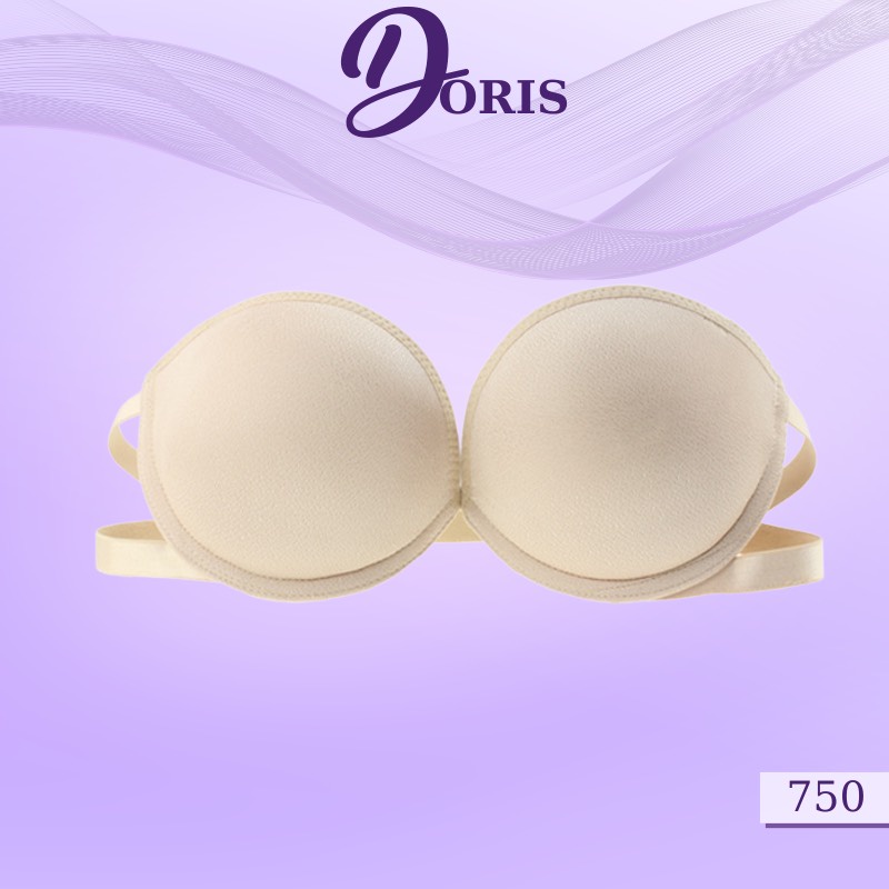 Áo Ngực Không Dây Nâng Ngực, Áo Ngực Cúp Ngang Tạo Khe Siêu Quyến Rũ DORIS - 750