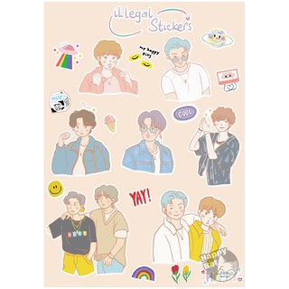 Sticker i L legal