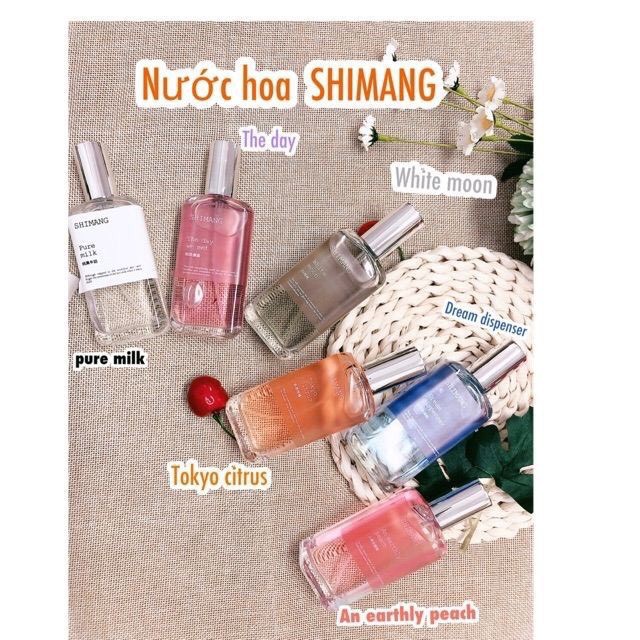 [ OLA MART ] Nước Hoa Xịt Thơm Toàn Thân ShiMang Body Mist 50ML NH5 , nước hoa shimang