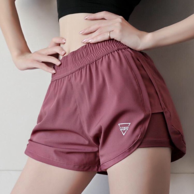 Quần Tập GYM FITNESS 2 lớp vải dù si - MS01