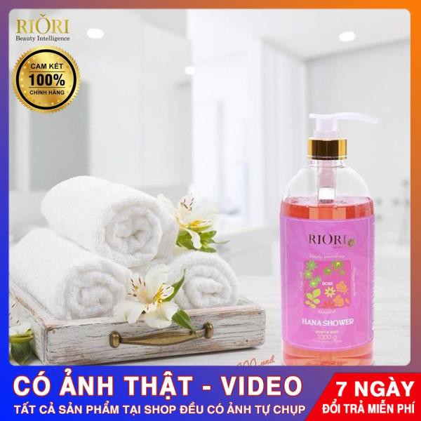 [CHÍNH HÃNG] Sữa Tắm Nước HoaHương Hoa Hồng RIORI HANA Shower Gel Rose 500ml [EM TẮM ANH YÊU] Cam Kết Chĩnh Hãng 💯%