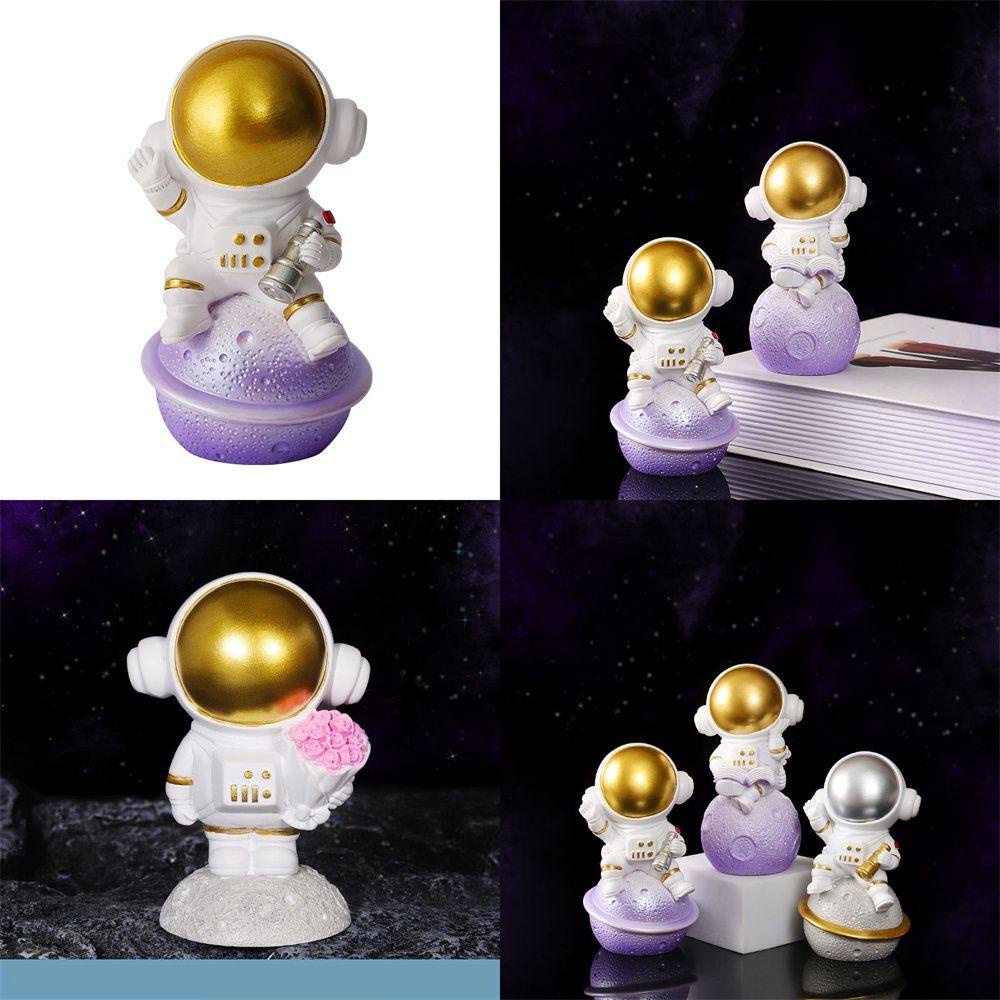 MUVAKO Mô Hình Tượng Phi Hành Gia Mavako Bằng Nhựa Resin Trang Trí Nhà Cửa