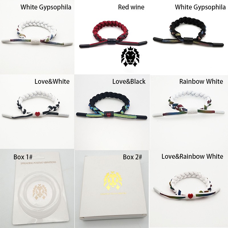 Vòng tay cặp đôi bện dây phản quang vòng tay thể thao