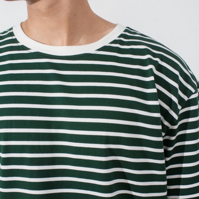 Áo phông cổ tròn kẻ ngang thương hiệu 360 Boutique chất vải cotton  - APTTK284 | BigBuy360 - bigbuy360.vn